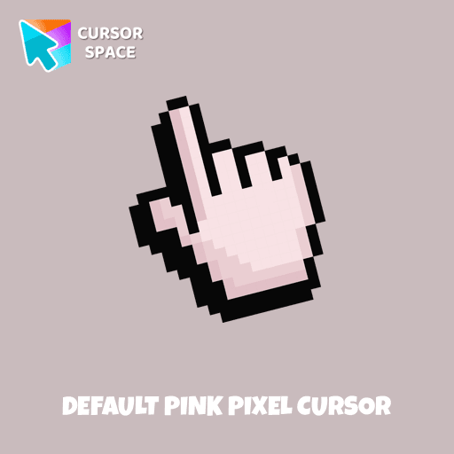 Default Pink Pixel cursor pointer cursor